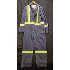 Westex UltraSoft FR Flame Resistant Coverall NavyBlue Reflective 44 REG Workwear